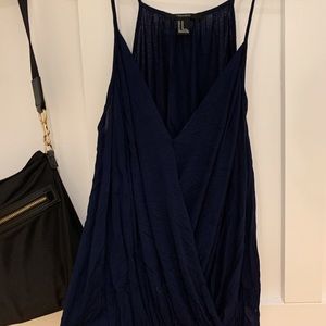 Navy tank top